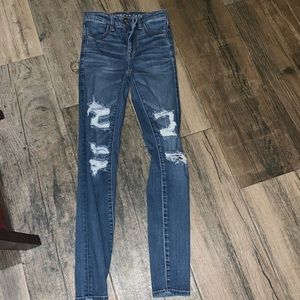 American Eagle hi-rise jegging, next level stretch, 00R. In great shape